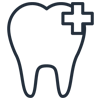 Shining tooth icon